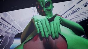 Area 51 Porn: Sex with an Alien Discovered During a Raid