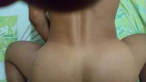 Viadinho passivo bem mulherzinha dando de quatro me fazendo o macho dele na cama