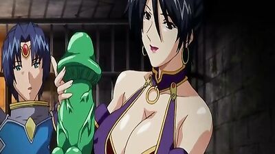 Watch this anime babe get off with sex toys & squirt like crazy