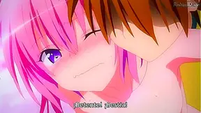 Hot Anime Chick Gets Naughty in To Love-Ru Darkness Episode 3