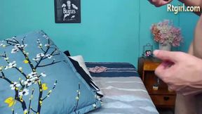 lucky guy anal fucks 20yo tgirl on webcam