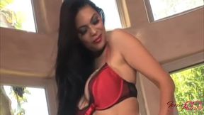 The Seductive Brunette Tera Patrick In Hot Lingerie Poses Just For You!