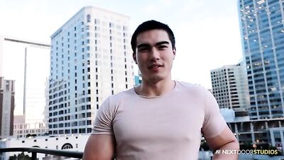 Masturbating Solo: Hot Asian Guy Axel Kane Pleasures Himself Into Orgasmic Bliss!