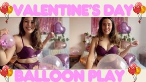 Valentine's Day Balloon Play