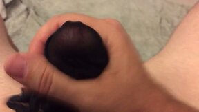 Cum in black pantyhose again