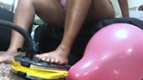 pedal pumping - Inflate to Obey: Goddess MXDominion’s Ballooned Domination, female domination, foot domination, slave training 4k smaller