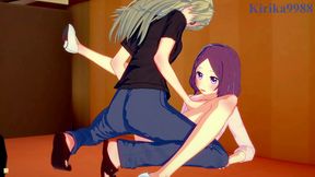 Intense Lesbian Play & Futanari Sex With Rin Toyama & Ko Yagami From New Game! Hentai