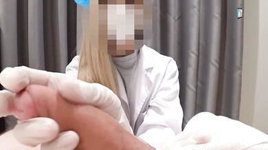 9.2 DAY: THREE NURSES scrutinised my dick in fake hospital.