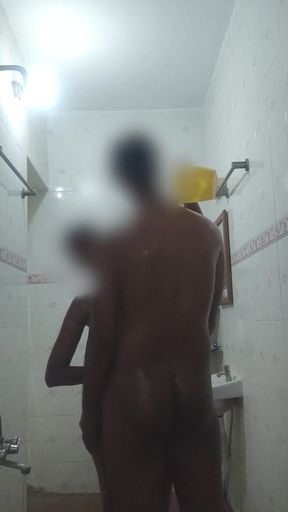 Iconic moment from &quot;Cute Indian GF &amp; BF Bathing Sucking Fucking Together&quot;