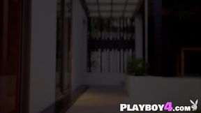 Sexy MILF Kailena strips and exposes her big tits