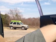 Ginger dick out in public
