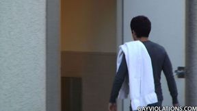 Caught Creeping ~ Horny Dude with a Hot Body Reveals All - Gay XXX