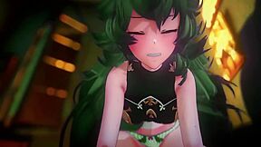 Granblue Ferry Hard Cowgirl Hentai Creampie 3d Mmd Half Furry Dark Green Hair Color Edit Smixix