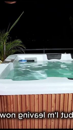 Melany Latina fucking with her boyfriend&#039;s best friend in the jacuzzi   Clip 1