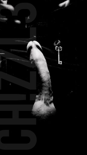 B&w Cock Play W/ Cumshot