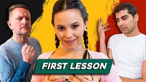 French lessons from an old man's cock
