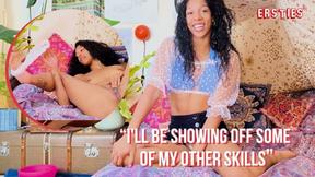 ”Ersties - Flexible Babe from the UK Gets Off With a Glass Sex Toy”