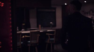 College brunette is willing to fuck her boss in order to keep the bartending job