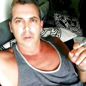 Hunk Step Dad Cory Bernstein Busted in Male Celebrity Cock Sex Tape Smoking, Fingering Ass, Cum