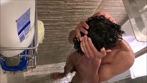 Jock Walking in to Take a Shower While Being Recorded