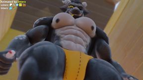 Beach Hut Muscle Growth Cum Until You Faint