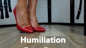 Humiliation Emasculation Foot Porn (WMV)
