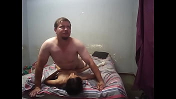 step daddy fucks petite skinny perfect body vergin step daughter , doggystyle, missionary &amp_ she gets on his huge cock to big for her &amp_ end scene with cum on boobs