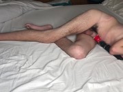 Quadriplegic Edging Session And Breeding A Plastic Cup Intense Orgasm Spasms