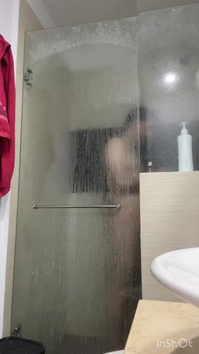 Unforgettable moment from "I record my cousin without being caught when he takes a hot shower"