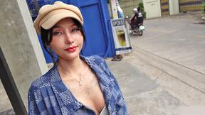”Super charming Thai teen amateur picked up in a Tuk Tuk for threesome”