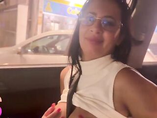 I made my cuckold husband take me and a scoundrel I met at the party to a motel to fuck my ass and my twat, and the cuckold filmed everything (FULL VIDEO ON RED)