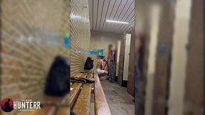seguranca fazendo pegacao no banho