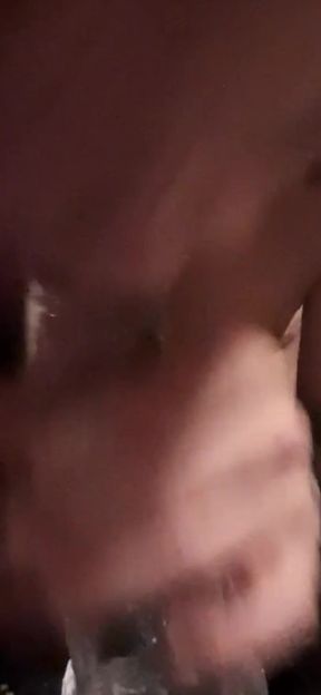 Gag and Spit Wet Blowjob on Clear Dildo 2