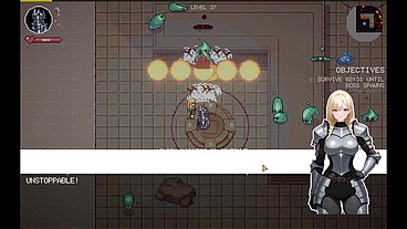 MonsterSurvivors [ HARD Hentai Game ] Ep.3 FUTANARI MAID caught stroking her HARD COCK !
