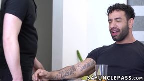 Hot game night for William Moore and Edward Terrant and their stepdad