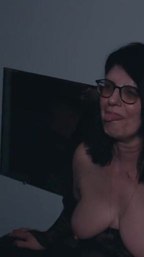 Mature Woman Offered for a Hardcore Gangbang at a Swinger Club