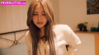 Taiwanese blonde goddess takes massive titty fuck from hung Asian stud