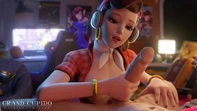 DVA Enjoying Big Dick In 3D Anime Adventure With Busty Action