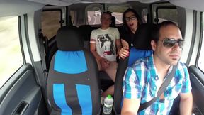 Fucking in a taxi