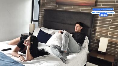 My boyfriend's friend knows I'm horny and fucks me while we're alone - Alejandra Palacios