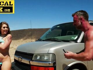 Sun-Baked and Lascivious - mother I'd like to fuck Gets It Coarse in the Desert