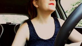 i drive fast in my car while masturbating in 4k