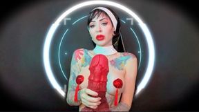 Satan's Servant : Anal hands free Spiritual Surrender - HFO, BLASPHEMY , NUN FETISH
