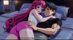 Stepsister share bed with stepbrother in hotel and seduce him