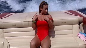 Babewatch Seduces Him To Fuck On The Boat