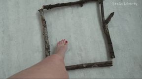 Tiny Gladiator Arena Fears Goddess Feet - Stella Liberty with Giantess Soles - hd mp4