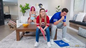 Married Housewife Accidentally Ended Up Riding Her Guest's Cock