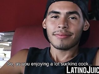 My thick horny cock explored sweet latino Brunos deep ass hole