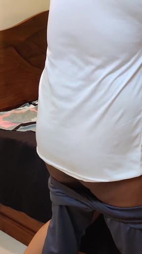 Random Man Fucks Slutty Cheating Hijab Wife