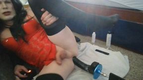 CD gets fucked good by fuck machine!
